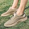 Spring Autumn Hot Selling Breathable Mesh Casual Shoes Massage Sole Men's Outdoor Hiking Shoes Men's Commuting Sports Shoes