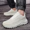 2025 Large Size Amazon Popular Versatile Breathable Sneakers Spring and Summer Lightweight Thick-soled Shock-absorbing Running Shoes Tide