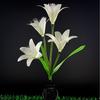 Newest Dynamic Fairy lily butterfly Wedding decoration led Novelty artistic optical fiber flower Christmas New Year party Shop