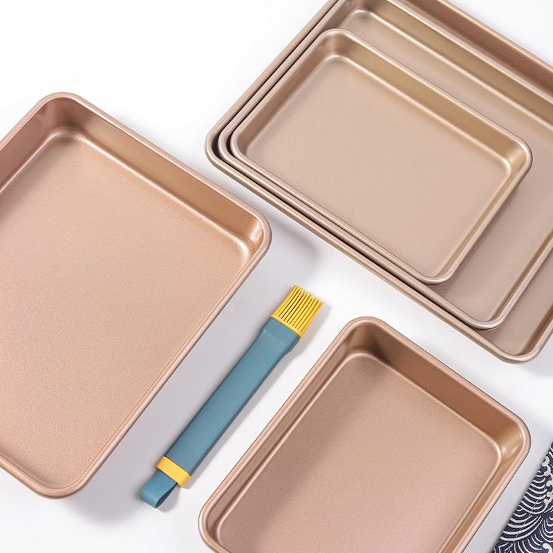 Прямоугольная форма для выпечки с антипригарным покрытием для тортов, булочек и многого другого