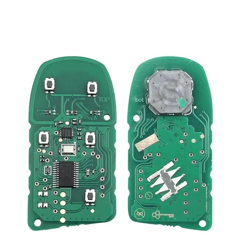 KEYYOU 1PCS Smart Remote Key 433Mhz ID46 Chip Keyless For Jeep Renegade Compass C-CUV Trailhawk SIP22 M3N-40821302 M3N40821302