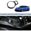 Center Console Gear Shift Shifter Knob Panel Cover Trim Compatible with Subaru BRZ/Toyot@ 86 2012-2020 ABS Gear Shift Decoration Protection Frame Car