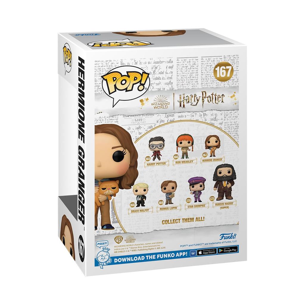 Harry Potter and the Prisoner of Azkaban Hermione with Crookshanks Figure Funko POP! Vinyl Harry Potter Prisoner of Azkaban Funko
