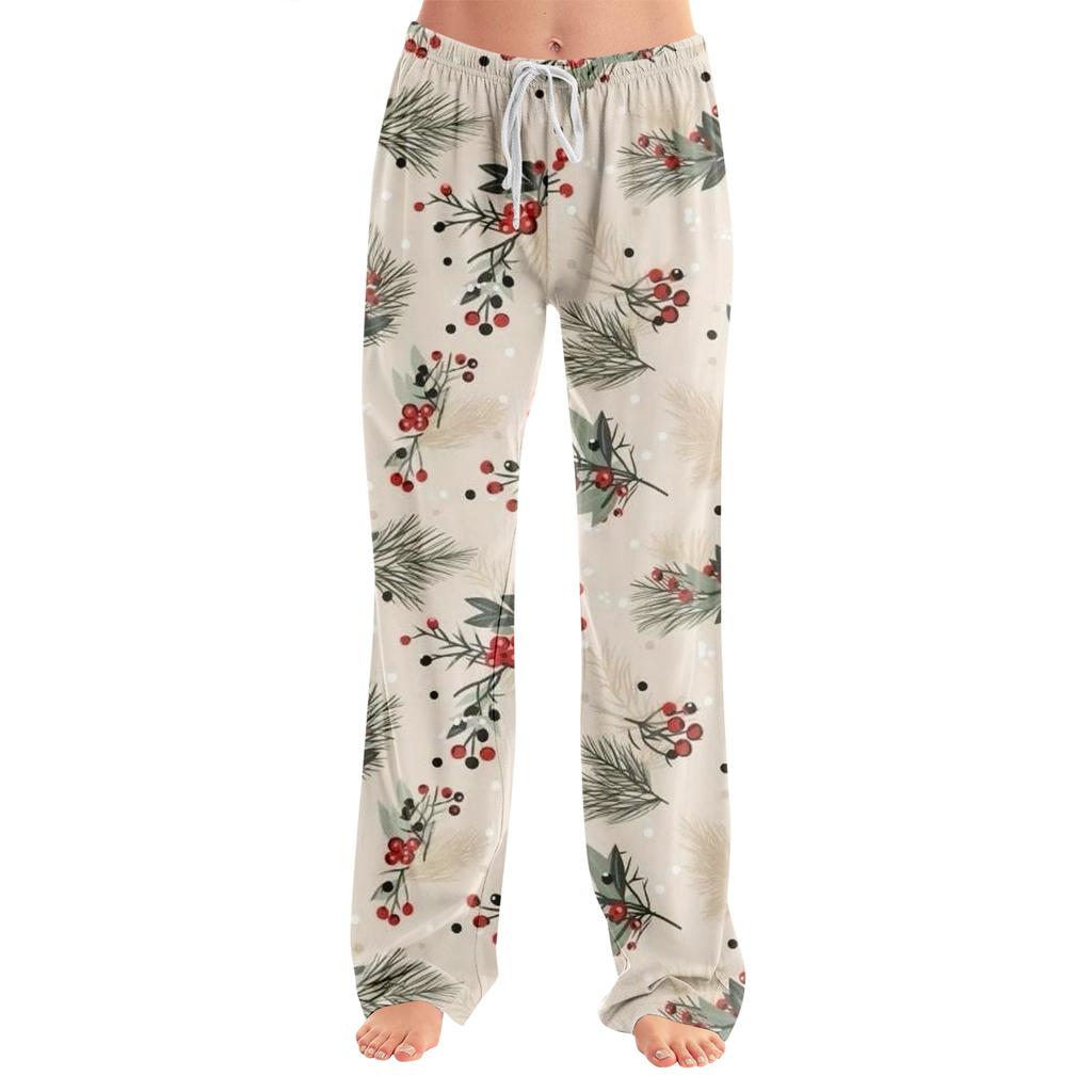 Adult Fashionable Loose Christmas Printed Casual Pants, Loungewear, Sleep Pants