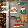 Cute Christmas Fridge Magnets, Creative Decorative Magnetic Stickers, Thickened Magnetic Stickers for Christmas, Small Gifts
