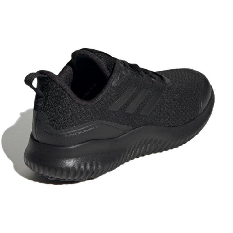 Adidas Alphacomfy Comfortable Lightweight Shock Absorbing Non-Slip Mid-Top Casual Running Shoes Men Sneakers Black GX1790