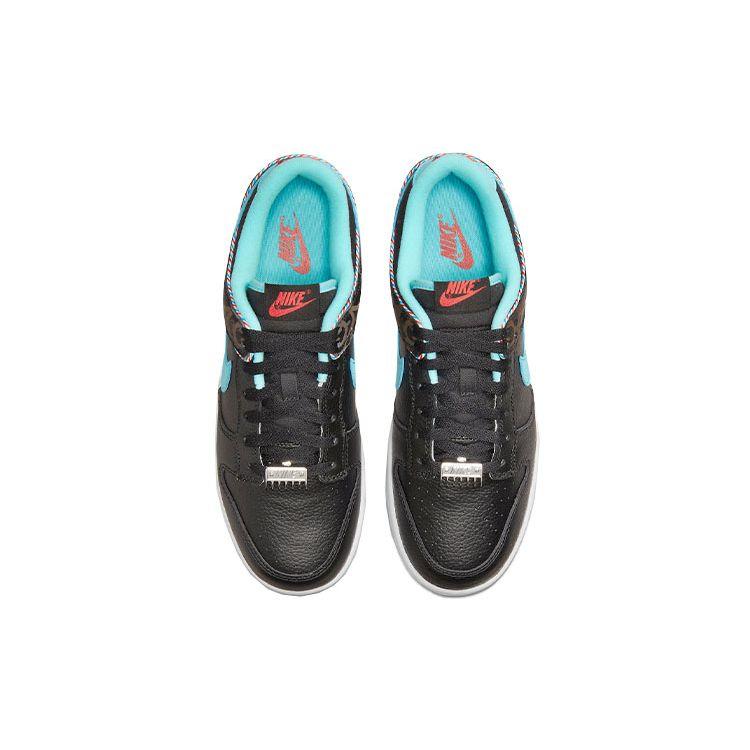 Nike Dunk Low SE Barber Shop - Черные мужские кроссовки Copa White Чили-Красный DH7614-001