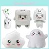 Animation Kawaii Lankybox Luminous Plush Toy Fox Square Box Stone Soft Filled**