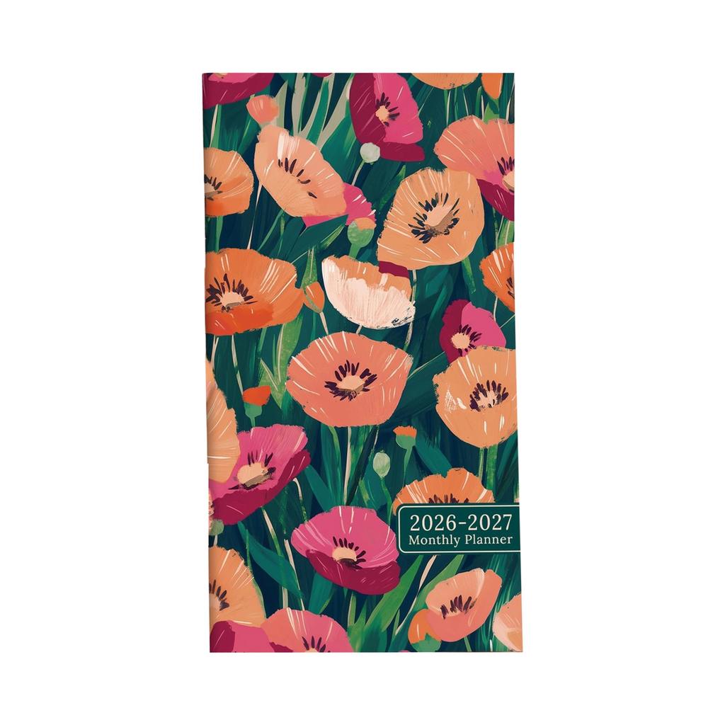 Карманный календарь 2026-2027 - Планировщик дат, Портативный органайзер расписания, Месячный и годовой планировщик