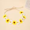 Flower Decoration Sunflower Headband Simulated Daisy Hairband  Festival Hair Accessories