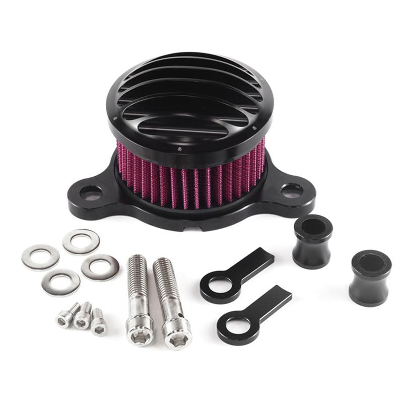 A28G-Motorcycle Air Filter Intake Filter Kit For Davidson Sportster 883 1200 48 72 2004-2014