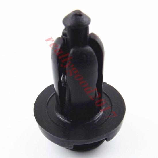 100pcs 10mm for Honda Clips Plastic Push Type Rivet Retainer Fastener Bumper Pin