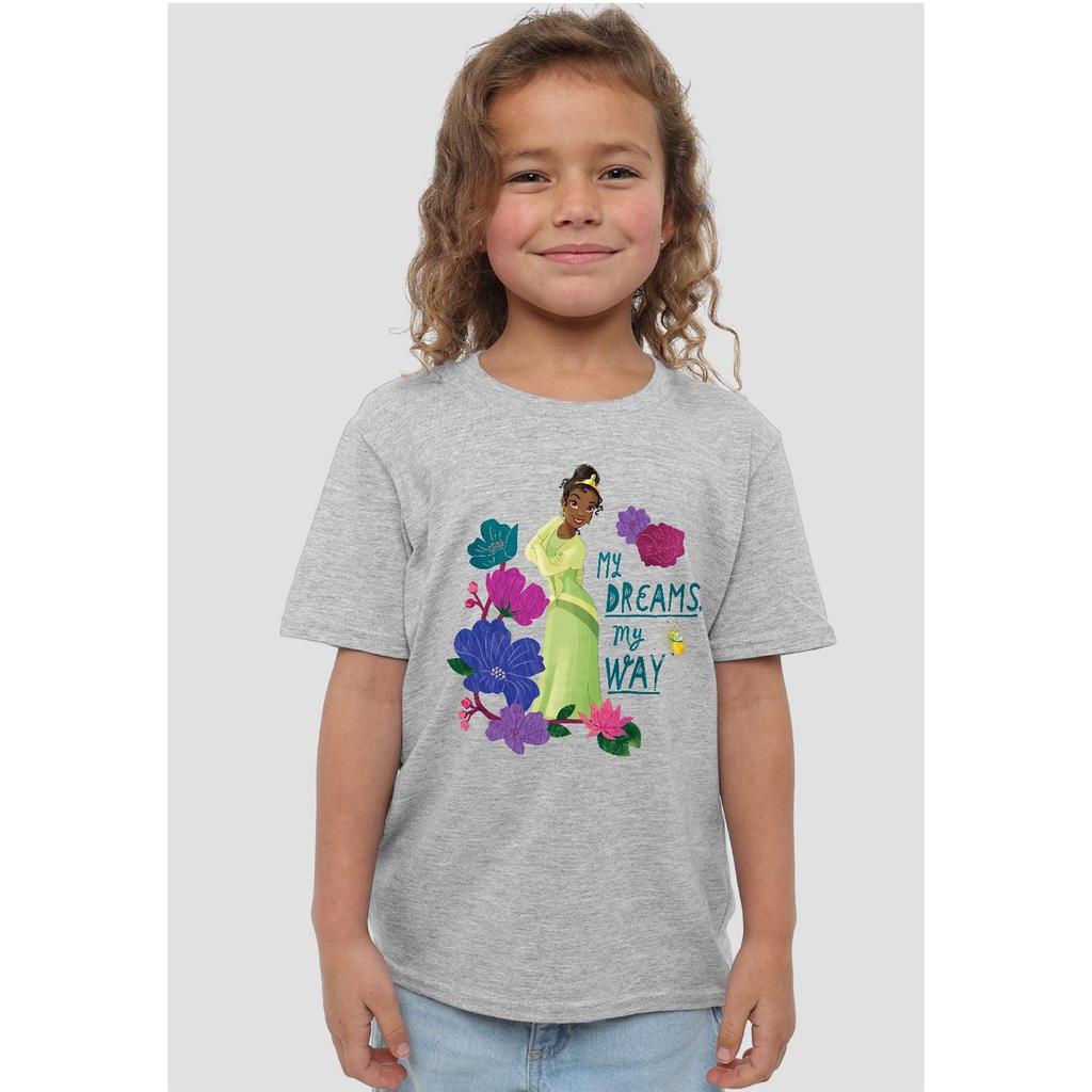 Футболка «Принцесса и лягушка» для детей/детей «Мои мечты, мой путь» Тианы