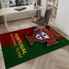 Portuguese Football Federation Crest Area Rug Office rug, Chair Rug, Decor Carpet Livingroom bedroom Mat, Large Size Fan gifts Christmas gifts