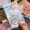 Korean Ancient Tea House Miniature Scenery Sticker - Cute DIY Cartoon