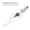 E14 E27 3W Filament Candle Flicker Light Bulb Fire Flame Retro Christmas Decor
