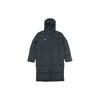 Li Ning Long Hooded Windproof Warm Down Jacket Men Outerwear Standard-Black AYMN133-1
