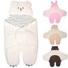 Swaddling Cloth Afghan with Rabbit Rabbit Feet Transformed Afghan Swaddling Cloth Afghan Blanket Sleeper [Animal Feet] [Kigurumi Coverall] [Kigurumi]
