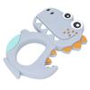 Игрушки для прорезывания зубов у младенцев, удобные в использовании, безопасные для младенцев и малышей, силиконовые прорезыватели для зубов в виде динозавров
