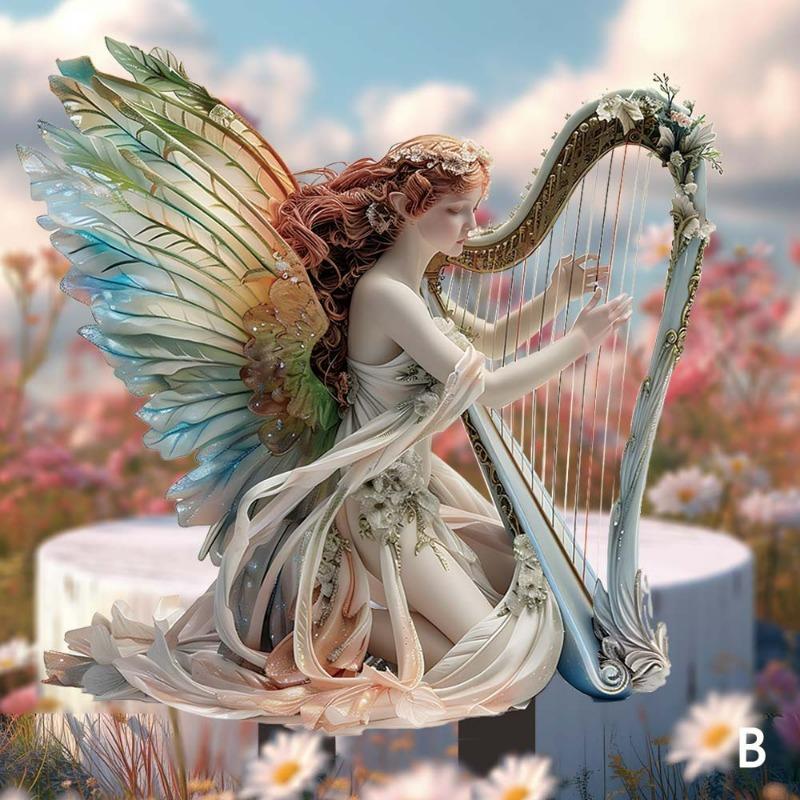 Прозрачная акриловая вставка в виде цветка феи для двора, сада, парка или эльфа.