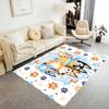 Fox Friends Adventure Area Rug Design for Decorate room Game Room Entryway Kitchen Antislip Carpet Office home decor