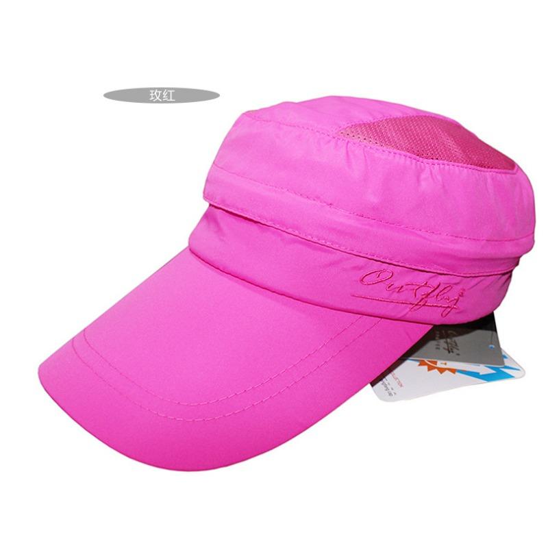 Sunscreen Breathable Dual-purpose Empty Top Hat, Men's and Women's UV Protection Cap, Cycling Mountaineering Hat, Large Brim.