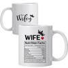 Муж Муженек Жена День Святого Валентина Подарок на День рождения Керамическая Кружка с Маркировкой для Кофе Юбилей Свадьбы