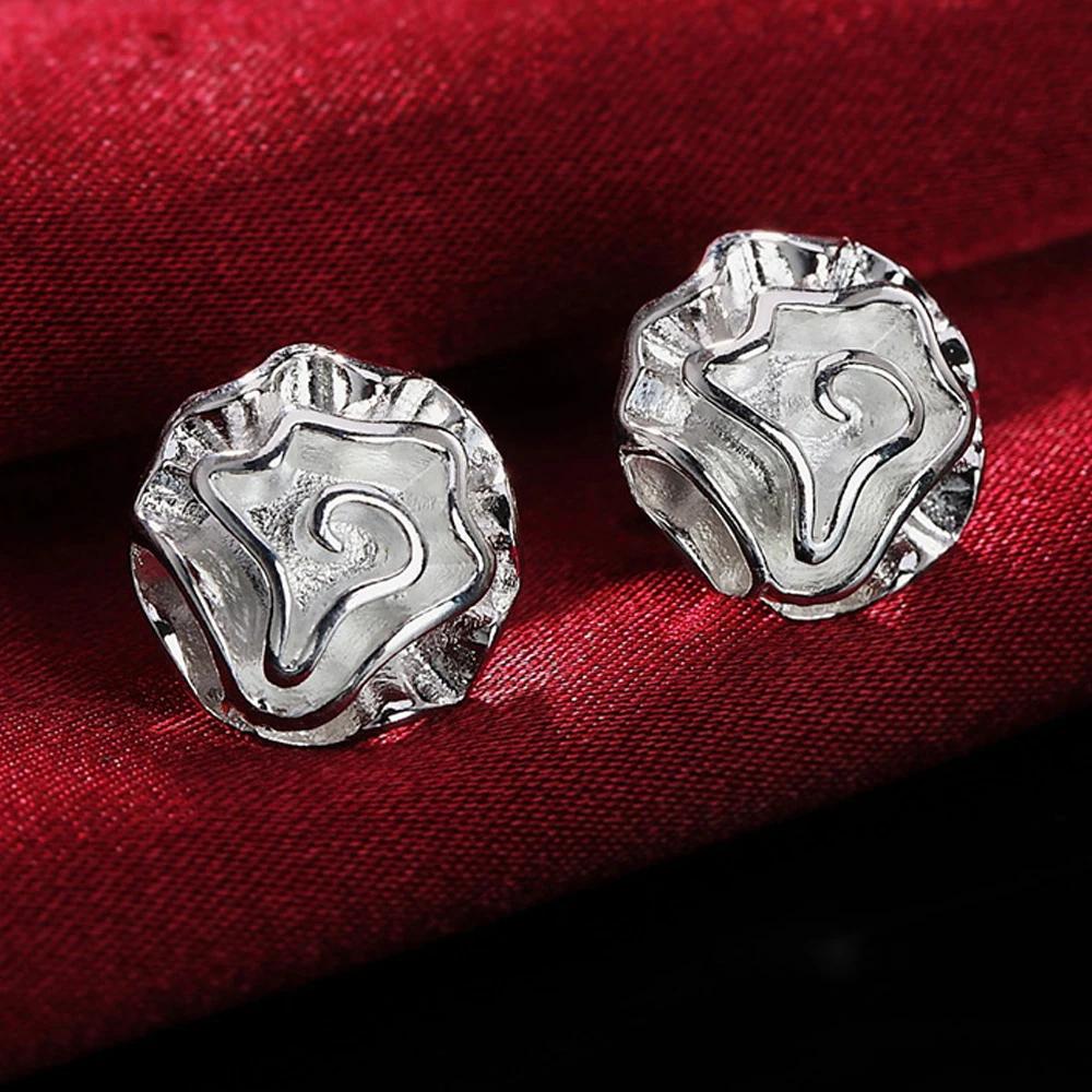 Серьги-кольца из серебра 925 пробы высшего качества, простые круглые, для женщин, модные, свадебные, помолвочные, обереги, ювелирные изделия