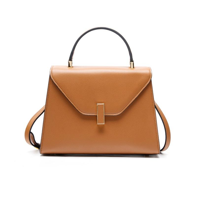 Shoulder bag commuting to work three-dimensional leather women's large-capacity handbag