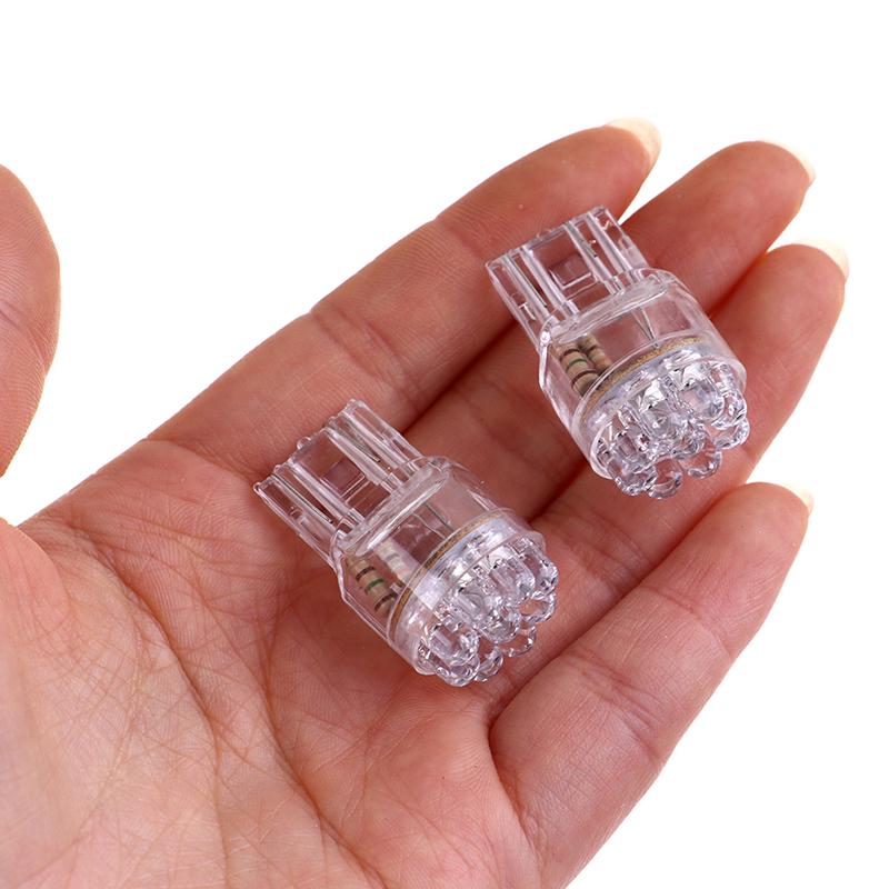 2Pcs/pack DC 12V T20 7443 7440 9LED Car Brake Light Bulb Auto Stop Turn Signal Light Lamp Auto Car Signal Light Lamp LED Bulbs Bulbs 7