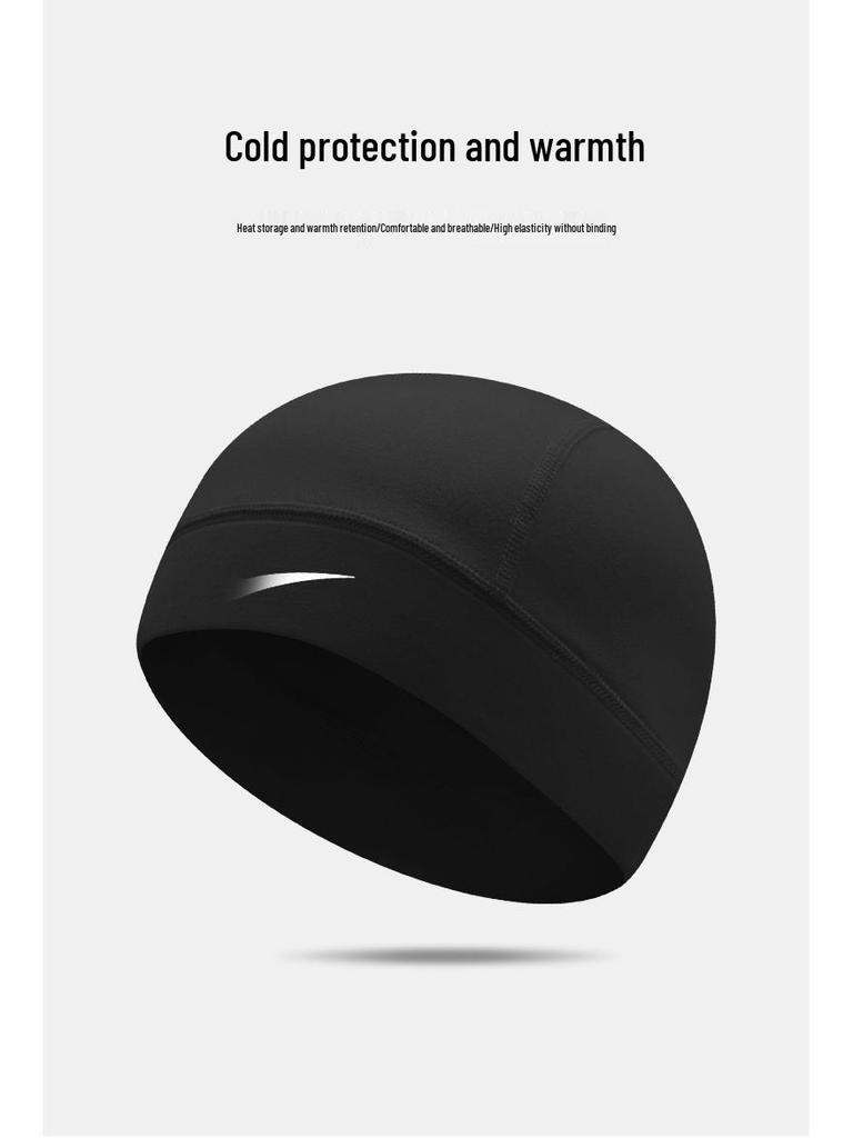 Winter Cycling & Running Windproof Beanie Hat: Cold-Proof, Warm, Logo-Design for Outdoor Skiing