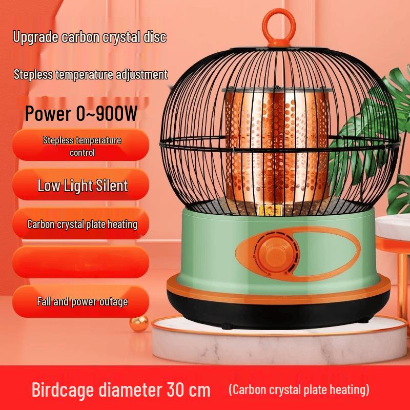 ZISIZ Birdcage Under-Desk Mini Heater