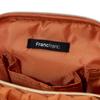 Francfranc Velour Pleated Stand Freestanding Cosmetic Makeup Storage Pouch, Orange, Stand-Up Style, Pouch,