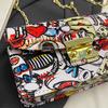 Женская мода Граффити Маленькая сумка 2024 Лето Дамы Клапан Телефон Вечерний Клатч Кошелек Сумки Через Плечо Для Женщин Цепи Сумки На Плечо