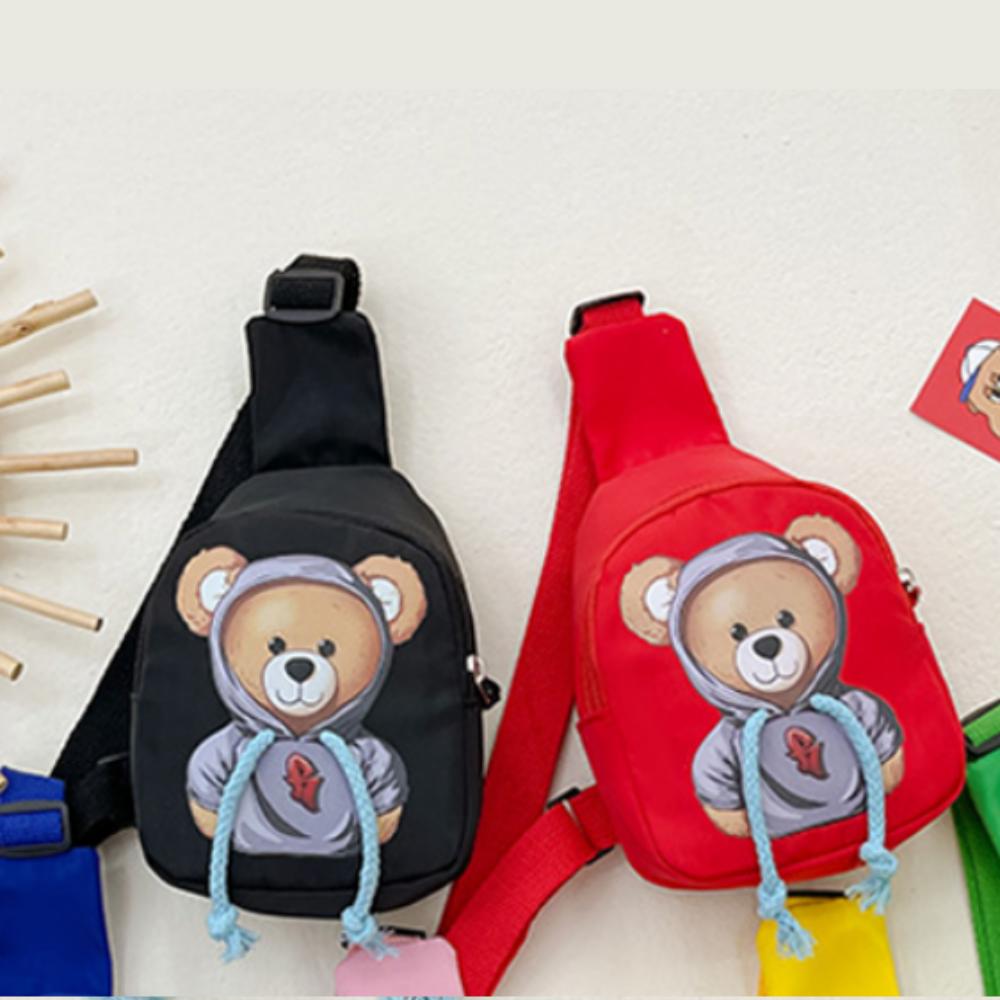 Teddy Bear Mini Bag Sling Bag Elementary School Bag Cell Phone Storage Cross Bag