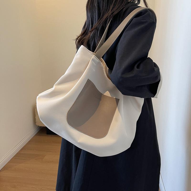 Холщовая большая сумка большой вместимости для поездок на работу, женская сумка