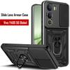Slide Lens Armor Funda for Vivo Y400 5G Global Case for Vivo Y400 5G Case Magnetic Ring Stand Holder Cover Shockproof Capa