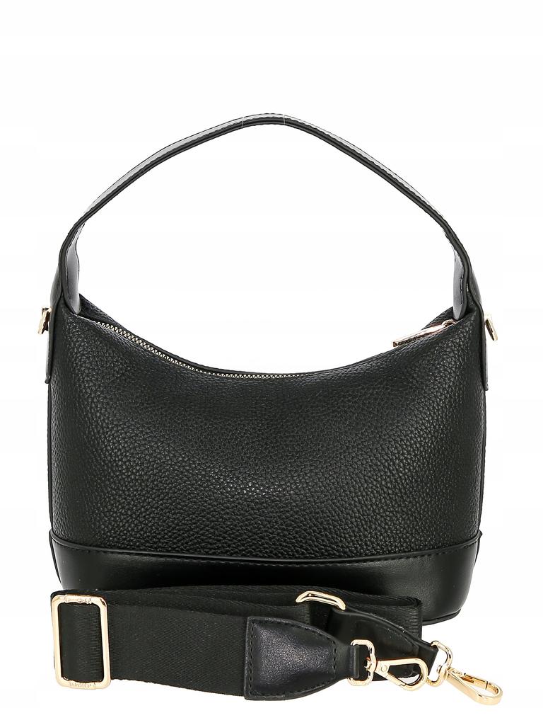 David Jones women's mini shoulder bag, eco-leather, black