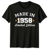 Made In 1958 Limited Edition Unisexs T Shirt 68th Birthday sixtyeight