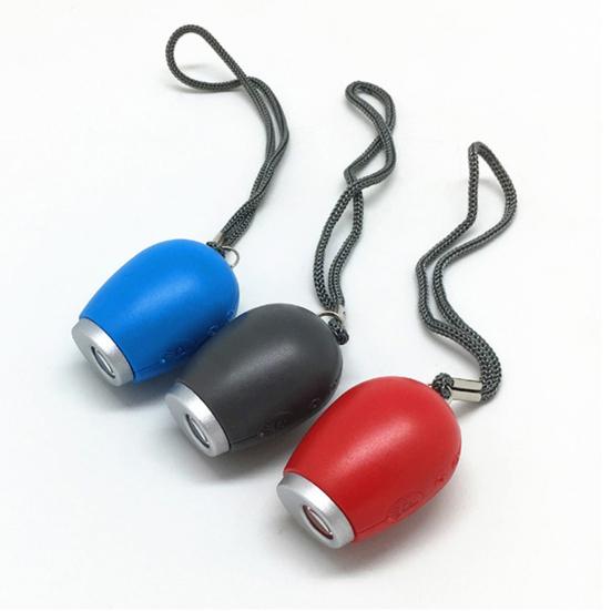 Portable Mini Digital Time Projection Clock LED Flashlight Torch with Lanyard