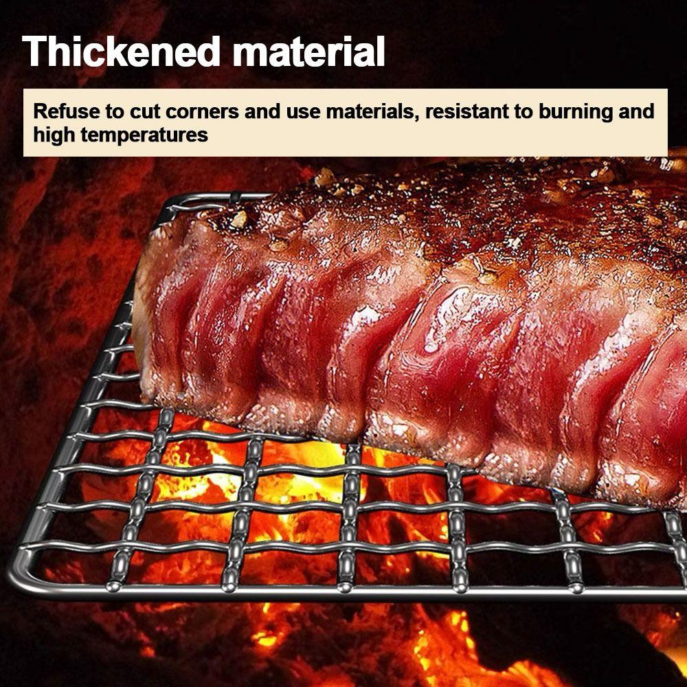 Square Grill Net Iron Wire Barbecue Net New BBQ Roasting Net