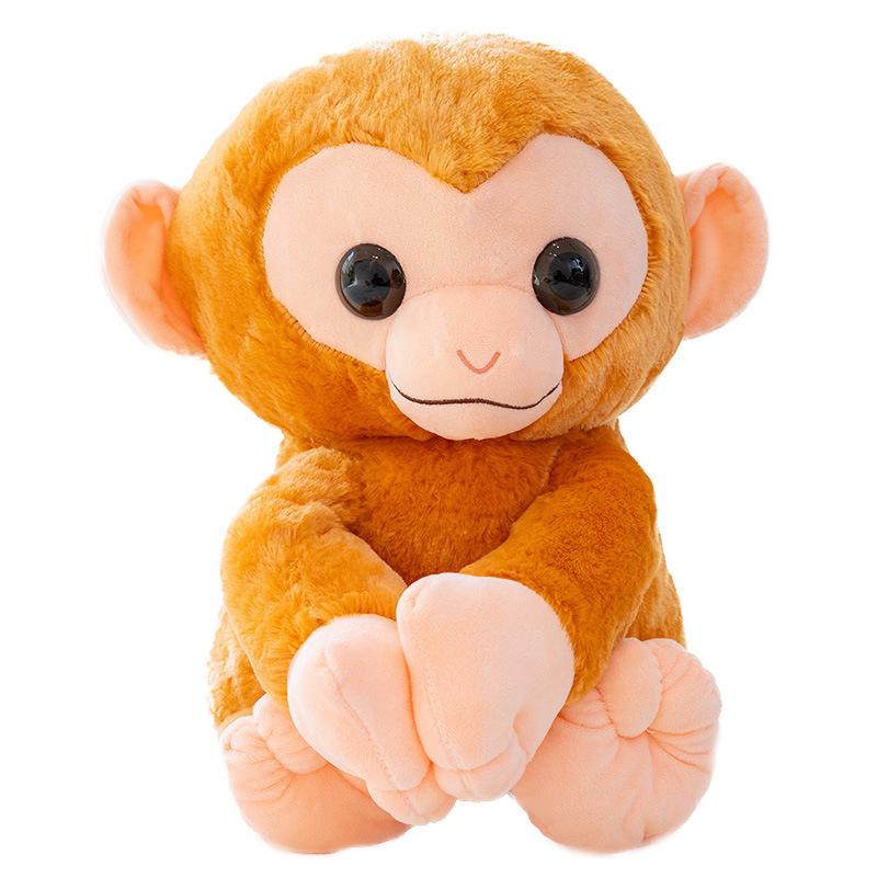 Cute Little Monkey Doll Plush Toy Ape Doll Children Accompany Soothing Rag Doll Birthday Gift