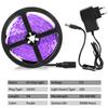 12V UV Led Strip Light 2835 SMD 395-405nm Ultraviolet LED Diode Ribbon Purple Flexible Tape Lamp for DJ Fluorescence Glow Party
