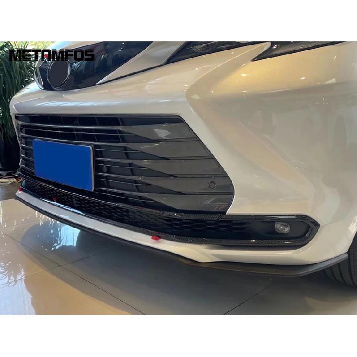 Для Toyota Sienna -2024 2025 2026 Передняя решетка бампера из углеродного волокна Гоночная решетка Накладка Декоративная наклейка Аксессуары Стайлинг автомобиля