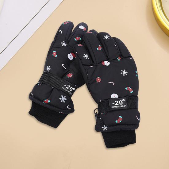 Kids Winter Gloves Warm Thermal Ski Gloves Windproof Snow Mitten for Cold Weather Snowboarding