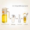 2in1 Oil Spray Bottle Food Grade Oil Dispenser New Oil Sprayer  Picnic