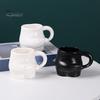 Fat Belly Coffee Mug 320ml Cute Ceramic Mug Funny Handmade Breakfast Tea Cups Novelty Tableware Housewarming Holiday Gifts
