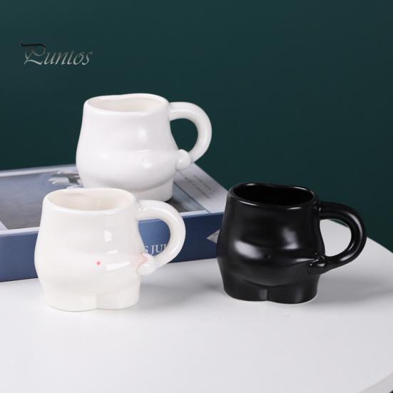 Fat Belly Coffee Mug 320ml Cute Ceramic Mug Funny Handmade Breakfast Tea Cups Novelty Tableware Housewarming Holiday Gifts