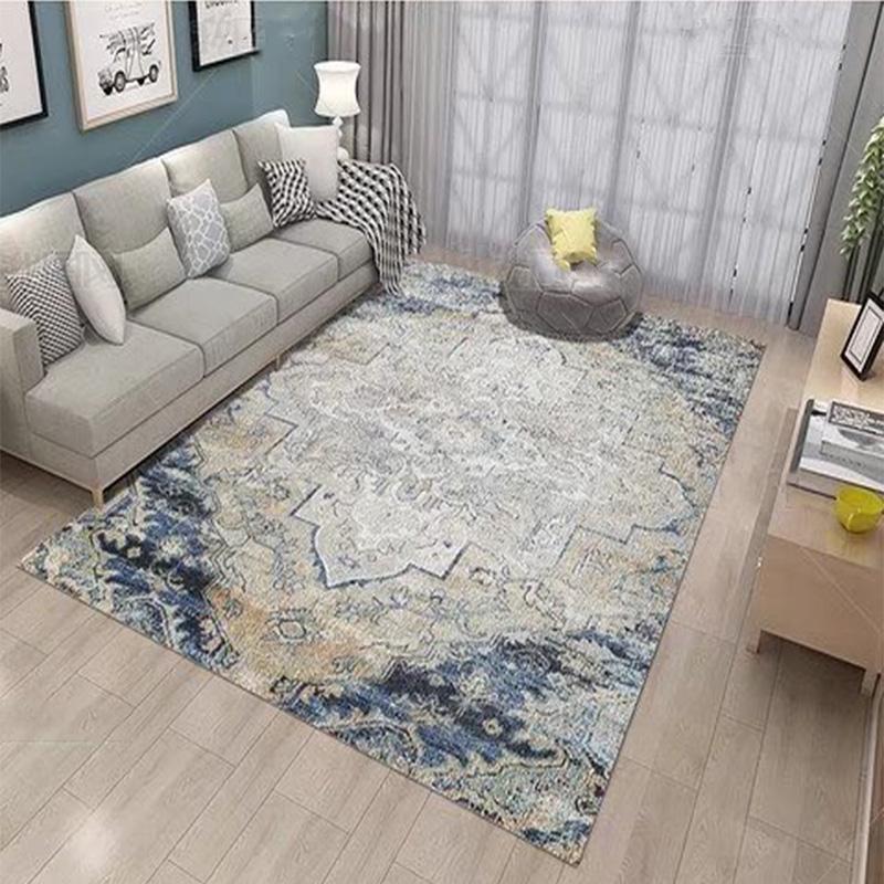 Персидский винтажный ковер для гостиной в старинном стиле 200x300 Ковер для лаунжа Декор для спальни Большой прикроватный ковер Моющиеся Нескользящие коврики