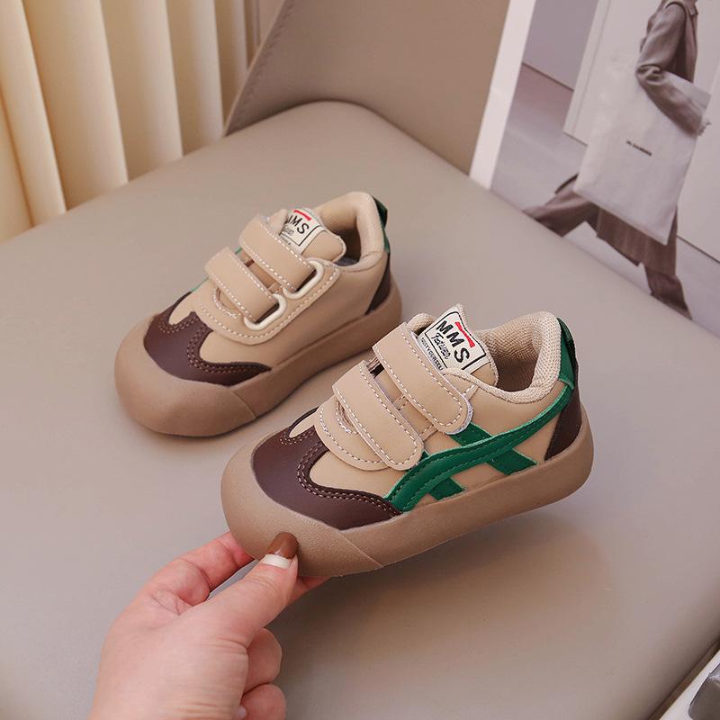 Весенне-осенние детские спортивные туфли дышащая мягкая подошва корейская версия немецких тренировочных туфель для мальчиков и девочек одинарная обувь кеды прилив